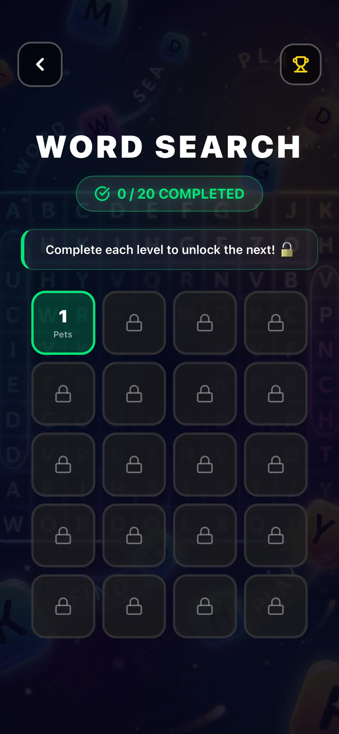 Word Search screenshot